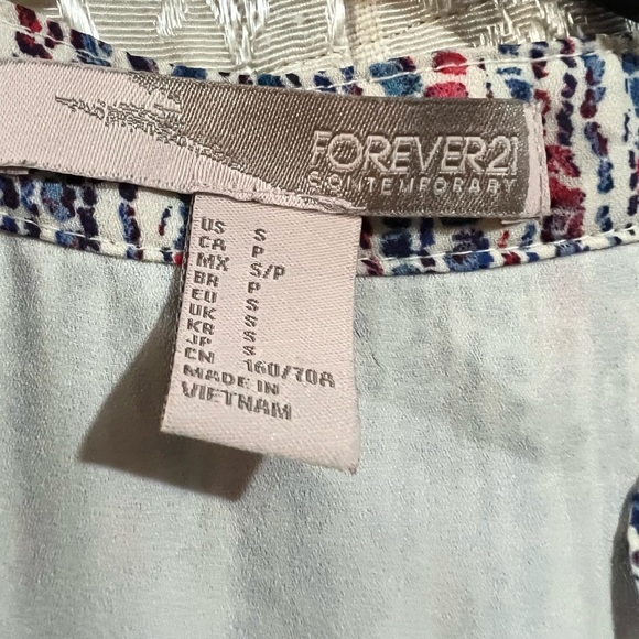 2 Forever 21Womens Sz S Pink Mauve Lace Short Dress and Blue Shorts Jumper - Picture 5 of 16